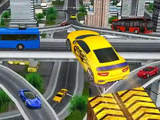 بازی Crazy Car Impossible Stunt Challenge Game آنلاین