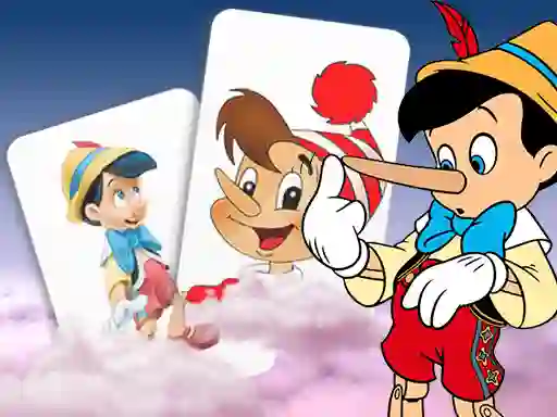 بازی Pinocchio Memory card Match آنلاین