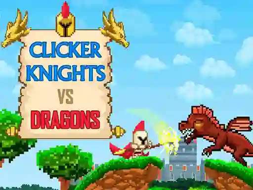 بازی Clicker Knights Vs dragons آنلاین