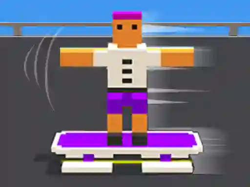 بازی Blocky Skater Rush آنلاین