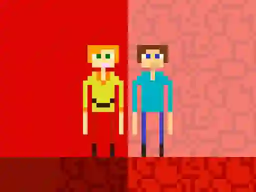 بازی Two Player Stick Steve and Alex آنلاین