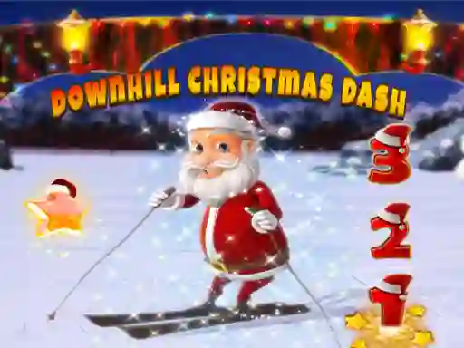 بازی Downhill Christmas Dash آنلاین