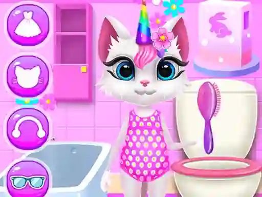 بازی Kitty Unicorn Daily Care آنلاین