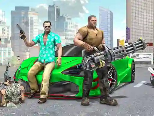بازی Real Gangster City Crime Car Simulator Game آنلاین