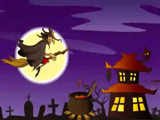 بازی Halloween Illustrations Jigsaw Puzzle آنلاین