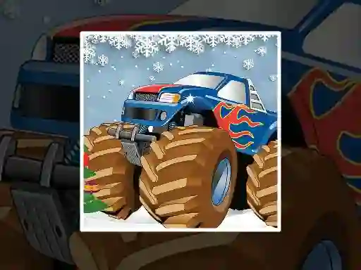 بازی Winter Monster Truck Puzzles آنلاین