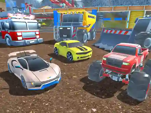 بازی Mad Cars Racing and Crash آنلاین