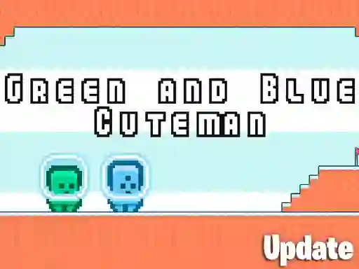 بازی Green and Blue Cuteman آنلاین