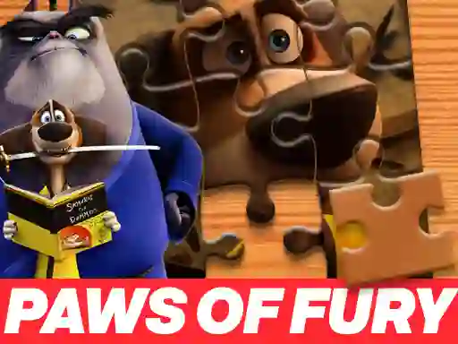 بازی Paws of Fury The Legend of Hank Jigsaw Puzzle آنلاین