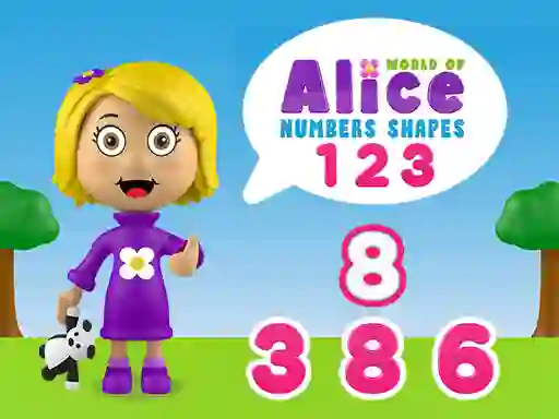 بازی World of Alice Numbers Shapes آنلاین