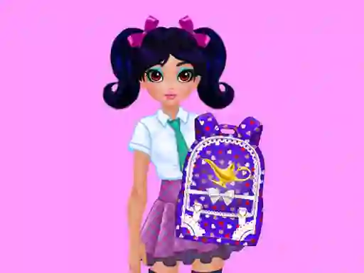 بازی Jasmine and Elsa School Bag Design Contest آنلاین
