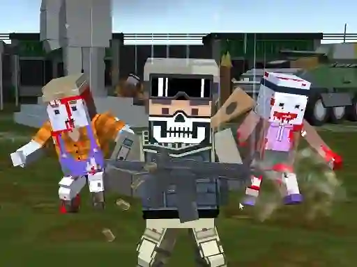 بازی Combat Pixel Arena 3D Zombie Survival آنلاین