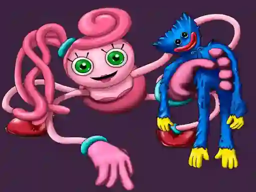بازی Mommy Stikman Vs Huggy Wuggy آنلاین