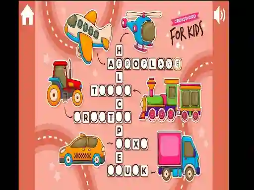 بازی Crossword for Kids آنلاین