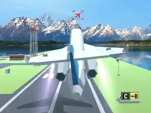 بازی Polygon Flight Simulator آنلاین