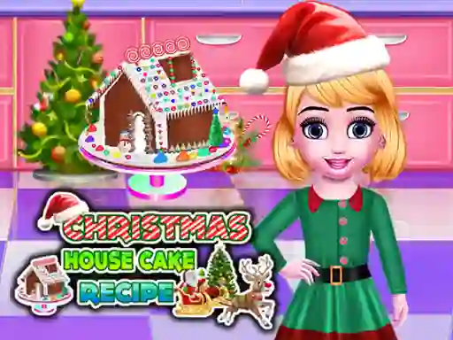 بازی Christmas House Cake Recipe آنلاین