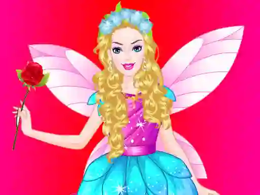 بازی Barbie Angel Dress up آنلاین