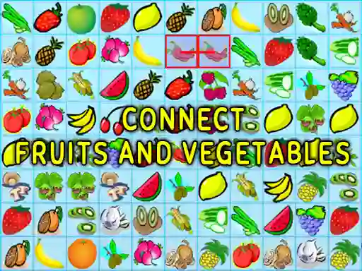 بازی Connect Fruits and Vegetables آنلاین