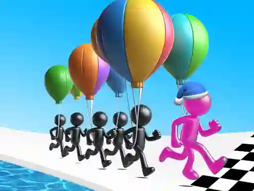 بازی Ballon Race 3D آنلاین