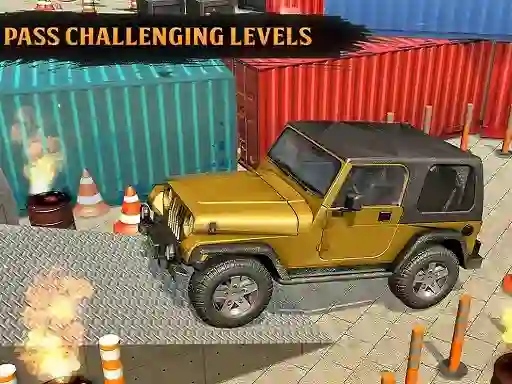بازی Classic Real 4x4 Jeep Parking Drive Game آنلاین