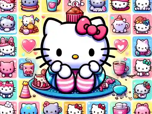 بازی Cute Kitty Memory Challenge آنلاین