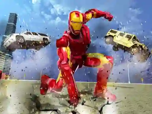 بازی Flying Iron Hero آنلاین