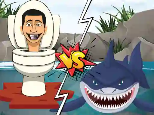 بازی Hungry Shark Vs Skibidi آنلاین