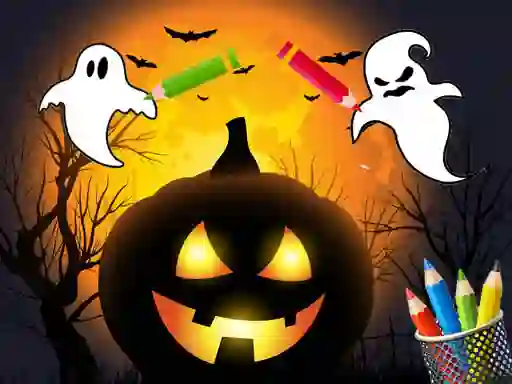بازی Scary Party Coloring آنلاین