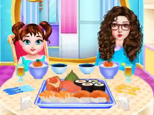 بازی Baby Taylor Sushi Cooking آنلاین