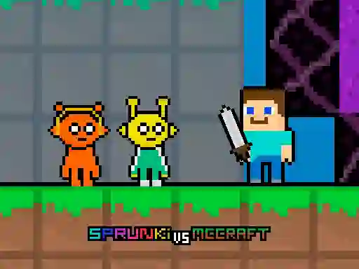 بازی Sprunki vs MCCraft آنلاین