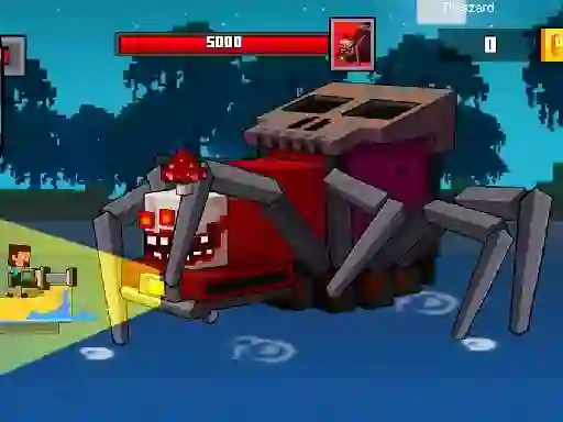 بازی Pirate Block Craft Monster Shooter آنلاین