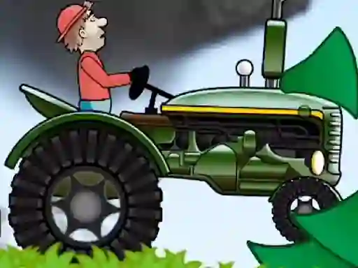 بازی Tractor Driving Hill Climb 2D آنلاین