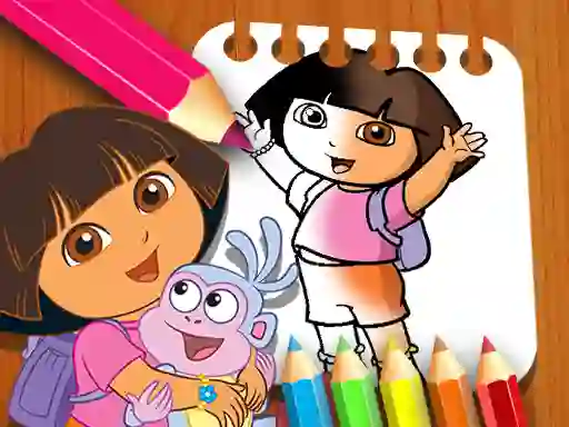 بازی Dora the Explorer the Coloring Book آنلاین
