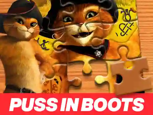 بازی Puss in Boots The Last Wish Jigsaw Puzzle آنلاین