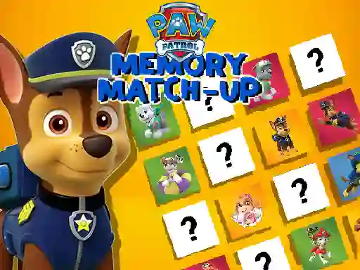بازی Paw Patrol Memory Match Up آنلاین