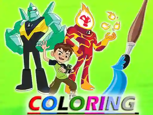 بازی Ben 10 Coloring آنلاین