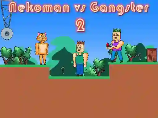بازی Nekoman vs Gangster 2 آنلاین