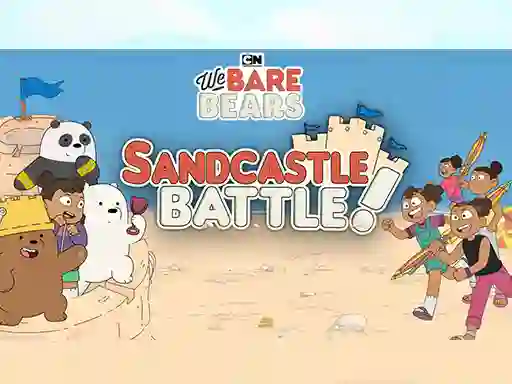 بازی Sandcastle Battle! We Bare Bears آنلاین
