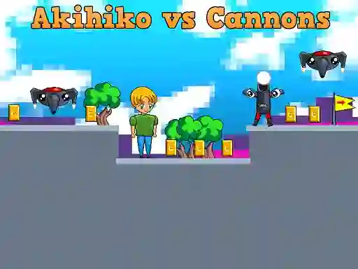 بازی Akihiko vs Cannons آنلاین