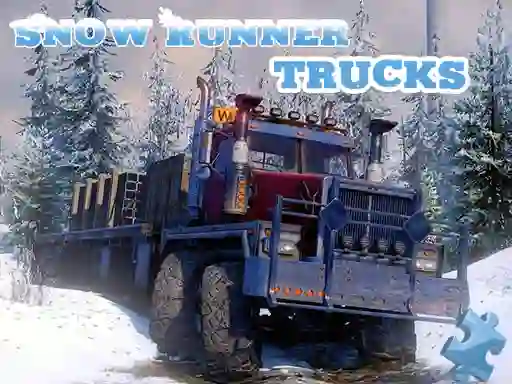 بازی Snow Runner Trucks Jigsaw آنلاین