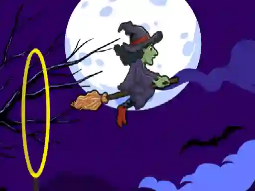 بازی Flying witch halloween آنلاین