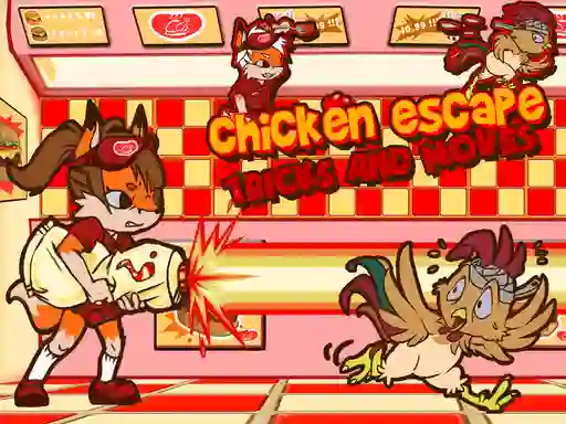بازی Chicken Escape Tricks and moves آنلاین