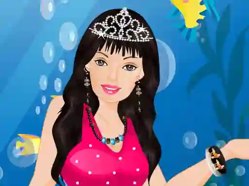 بازی Barbie Mermaid Dressup آنلاین