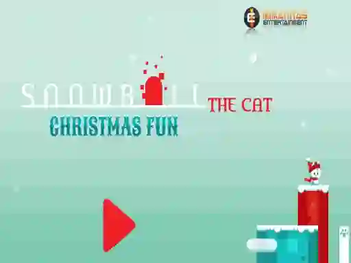 بازی Snowball The Cat Christmas Fun آنلاین