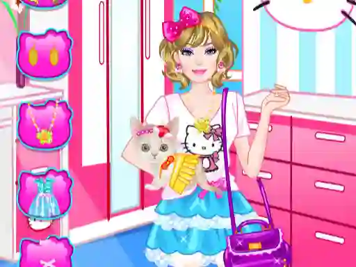 بازی Barbie With Kitty آنلاین
