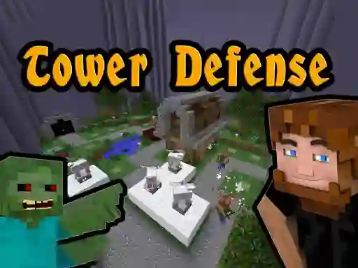 بازی Minecraft Tower Defense آنلاین