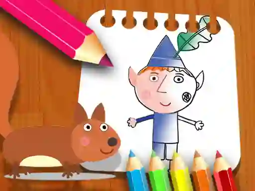 بازی Ben Hollys Coloring Book آنلاین