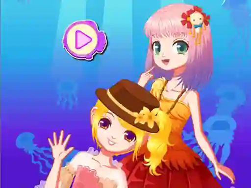بازی Mermaid Princess Dress Up Salon آنلاین