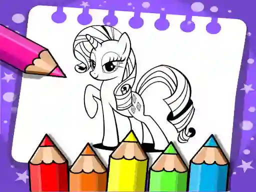 بازی My Little Pony Coloring Book آنلاین