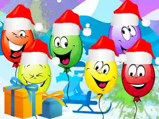 بازی Christmas Balloons Bursting آنلاین